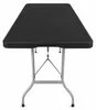 Aga Garten Klapptisch 180x74x74 cm Schwarz Produktbild-Vorschau 7