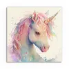 DEQORI Hybrid Leinwand Bild 50x50 cm 'Magische Mähne' Produktbild-Vorschau 2