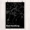 Mr. & Mrs. Panda Bild Bad Harzburg DIN A1 - Geschenk, Produktbild-Vorschau 2