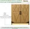 Outsunny Abri de jardin armoire de jardin extérieur sur Voir les images du produit 6