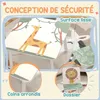 AIYAPLAY Table enfant avec chaise, ensemble table et 2 Voir les images du produit 8