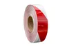 Selbstklebendes reflektierendes Band - weiß-rot - 1 Meter Produktbild-Vorschau 1