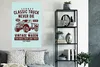 MuchoWow® Poster Mancave - Auto - Retro - Blau 80x120 cm - Produktbild-Vorschau 4