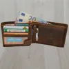 Edelweiss Voll Leder Büffel Herren Geldbörse Biker RFID Produktbild-Vorschau 6