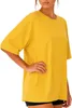 Reichstadt Damen Oversized T-Shirt 24RSW058 Yellow L Produktbild-Vorschau 14