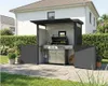 Grillhaus Konsta mit aufklappbarer Frontseite 230 x 113 x Produktbild-Vorschau 1