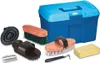 Kerbl Putzbox blau mit Inhalt für Pferde, Pferdebürsten Anteprima dell’immagine prodotto 2