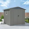 Rockford Gerätehaus Metall Geräteschuppen 240 x 232 cm Produktbild-Vorschau 2