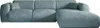 Großes Ecksofa rechts mit blauem POGNI-Stoff von Maison Produktbild-Vorschau 1