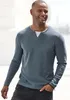 H.I.S. Strickpullover blaugrau Größe XL Produktbild-Vorschau 2
