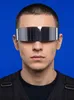 Brille Space silber für Kostümierungen Produktbild-Vorschau 3