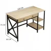 A desk with dimensions indicated by text overlays. Náhľad obrázku produktu
