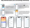 WiFi inteligentné hodiny teplomer vlhkosť digitálne hodiny Náhľad obrázku produktu 7