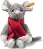 Steiff Maus Mia Christmas grau 21 cm 056123 Produktbild-Vorschau 1