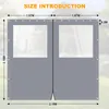 Transparente Plane, 650g/m² PVC Outdoor Vorhang mit Produktbild-Vorschau 5