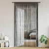 vidaXL String Curtains 2 ks 100 x 250 cm Black Náhled obrázku produktu 1