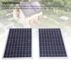 200W sada solárních panelů Hliníkový rám Sada regulátoru Náhled obrázku produktu 5