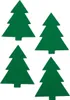 Oblique Unique 4 Filz Untersetzer Weihnachtsbäume Produktbild-Vorschau 1
