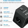 VOOMY 7-in-1 Mehrfachstecker – Steckdosenadapter 4-Fach mit Produktbild-Vorschau 5