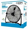 Ventilateur Sol Industriel Noir Puissant Flux D'air Pour Voir les images du produit 3