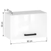 ULWEHOME | Dunstabzugshaubenschrank 50 cm Weiß Hochglanz, Produktbild-Vorschau 2