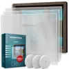 Netsa | 3er Set Fenster-Moskitonetz 130x150 cm Weiß – Produktbild-Vorschau 1