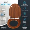 SANILO® WC-Sitz mit Absenkautomatik und Schnellverschluss Produktbild-Vorschau 2
