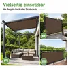 Sonnensegel 2x5M Rechteck, Sichtschutz Zaun mit Alu-Ösen Produktbild-Vorschau 6