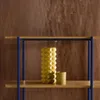sweeek - Bücherregal mit gewölbtem Metall und Holzdekor, 6 Produktbild-Vorschau 8