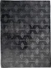 A dark gray blanket with a repeating pattern of diamonds containing the Borussia Mönchengladbach logo and the word 'BORUSSIA'. Produktbild-Vorschau