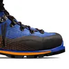 Bergschuh "Kento Mountain High GTX Men" von Mammut in Blau und Schwarz mit orangefarbenen Akzenten und robustem Profil. Produktbild-Vorschau