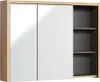 Spiegelschrank mit LED-Beleuchtung 100 cm DANZIG-56 Produktbild-Vorschau 3