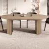 Table de salle à manger ovale Lagos - 220x110x76cm Voir les images du produit 2