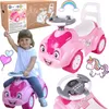 Rutschauto, Lauflernwagen, bunte Einhorn-Soundeffekte, zum Produktbild-Vorschau 1