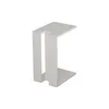 DECORTIE Muju Modern C Form Beistelltisch Weiß Mehrzweck 30 Produktbild-Vorschau 3