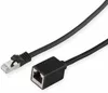 S-IMPULS RJ45-Patchkabelverlängerung, 0,5 m, schwarz, CAT.7 Produktbild-Vorschau 1
