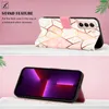 Galaxy S21+ Hülle, Marmor Motiv Kunstleder Tasche Wallet Produktbild-Vorschau 3