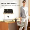 SPORTNOW Schachspiel faltbar 2 in 1 Schachbrett mit 32 Produktbild-Vorschau 5