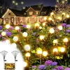 Solarlampen Für Außen Garten, 2er 8 Led Solar Glühwürmchen Produktbild-Vorschau 1