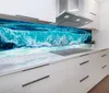 Küchenrückwand Ozeanwelle 60x300 cm, robuste ABS-Kunststoff Produktbild-Vorschau 2