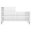 vidaXL Věšák na boty High Gloss White 102x36x60 cm Dřevěný Náhled obrázku produktu 5