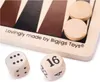 BigJigs Holz Backgammon Spiel - traditionelles Brettspiel Produktbild-Vorschau 3