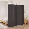 A room divider is set up in a bedroom next to a bed and a nightstand. Anteprima dell’immagine prodotto