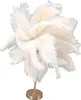Lampa stołowa z piór strusia, lampa z piór strusia, lampa Podgląd zdjęcia produktu 1