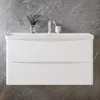 Waschtisch mit Unterschrank 100 cm Smiley Badmöbel Set Produktbild-Vorschau 3