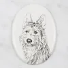 Berger picard - plaque commémorative avec image de chien, Voir les images du produit 3