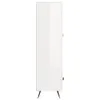 The Living Store Highboard Hochglanz-Weiß 69,5x31x115 cm Produktbild-Vorschau 8