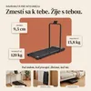 Skladací bežecký pás Vidacharmy, tichý motor s výkonom 500 Náhľad obrázku produktu 4