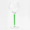 6 Verres "Grand Sommelier d'Alsace" avec jambe verte Voir les images du produit 1