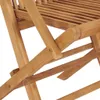 vidaXL Składane krzesła ogrodowe 2 szt. Lite drewno tekowe Podgląd zdjęcia produktu 15